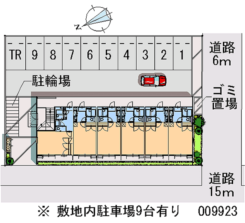 レオパレスシャルマン 月極駐車場