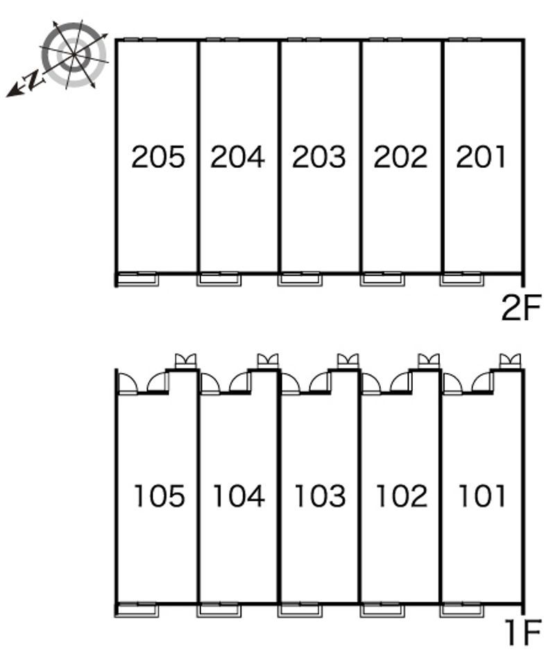 レオネクスト清華 間取り配置図