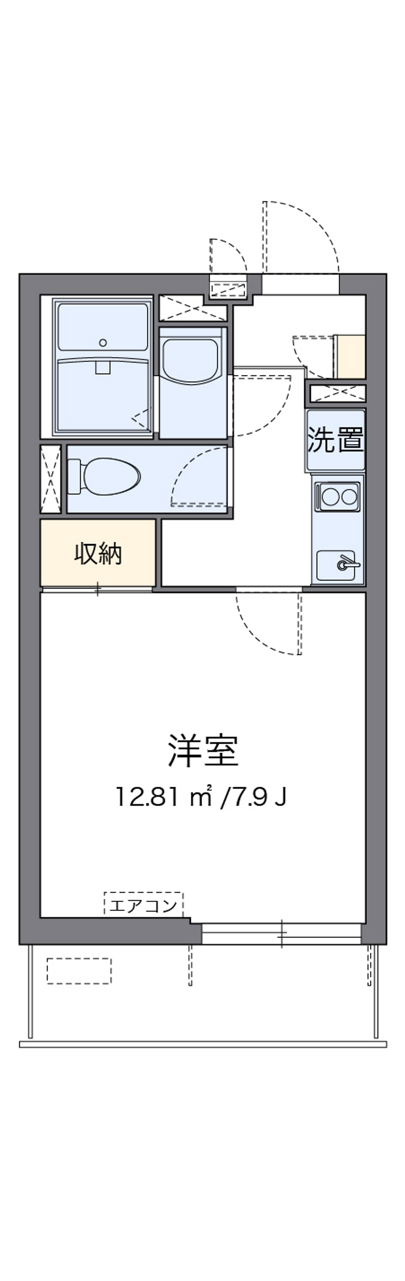 クレイノ帰燕館 間取図