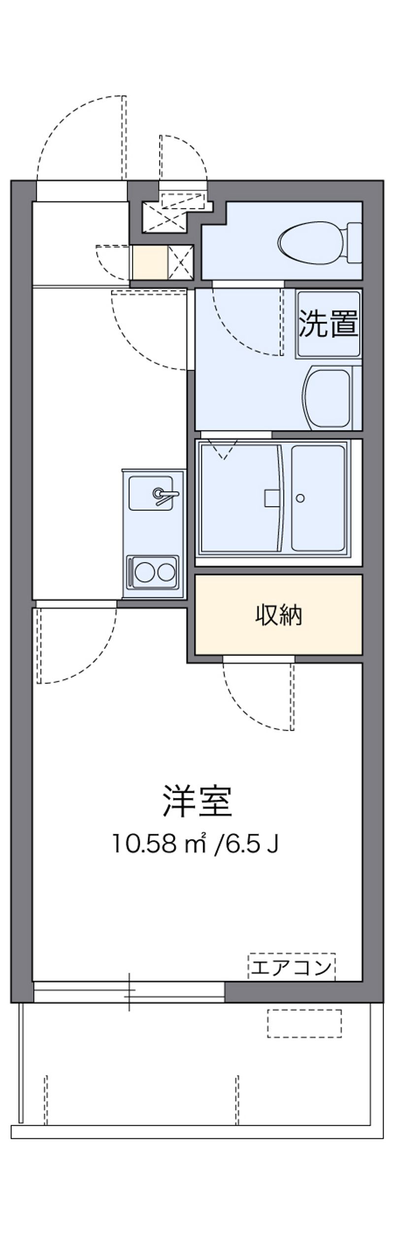 クレイノ田原 間取図
