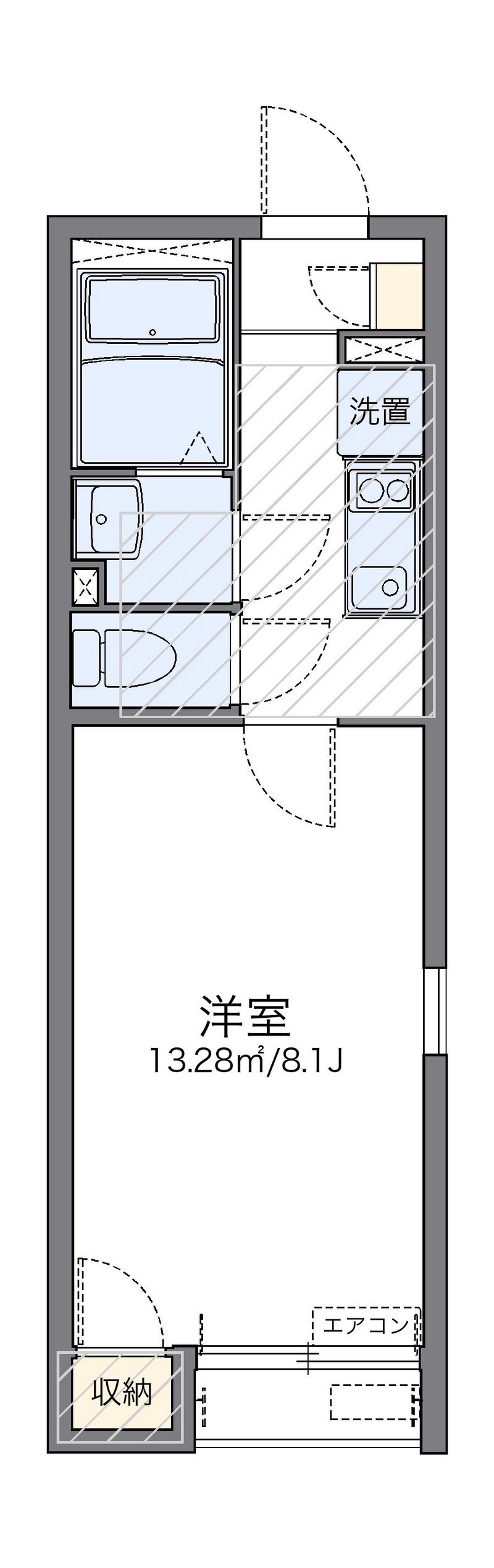 レオネクストグランツ　ハイツ 間取図