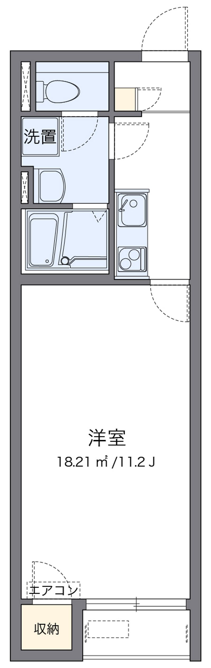 レオネクストメゾン　イーグル 間取図