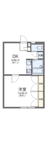 レオパレスＭＡＫＩ 間取り図