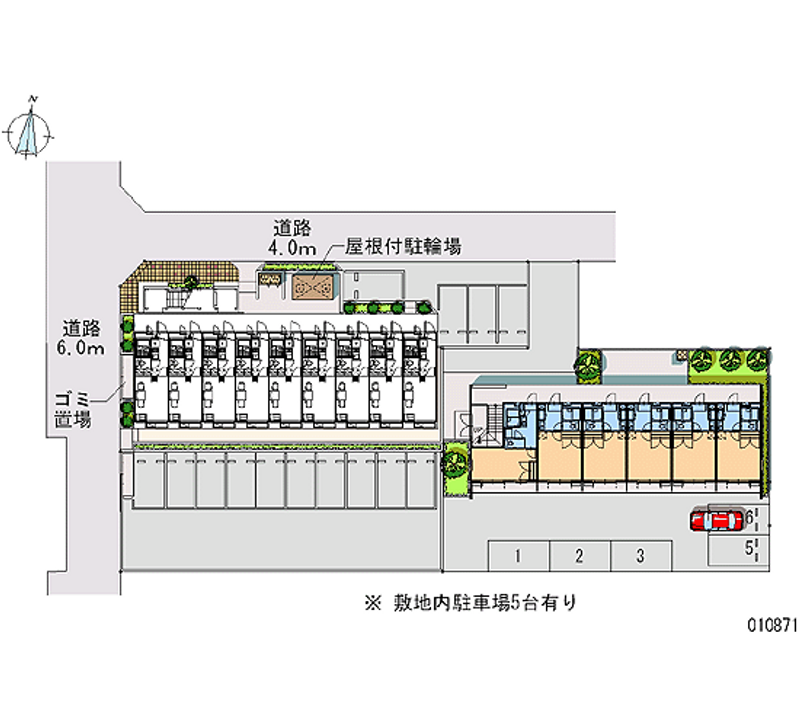 10871 Monthly parking lot