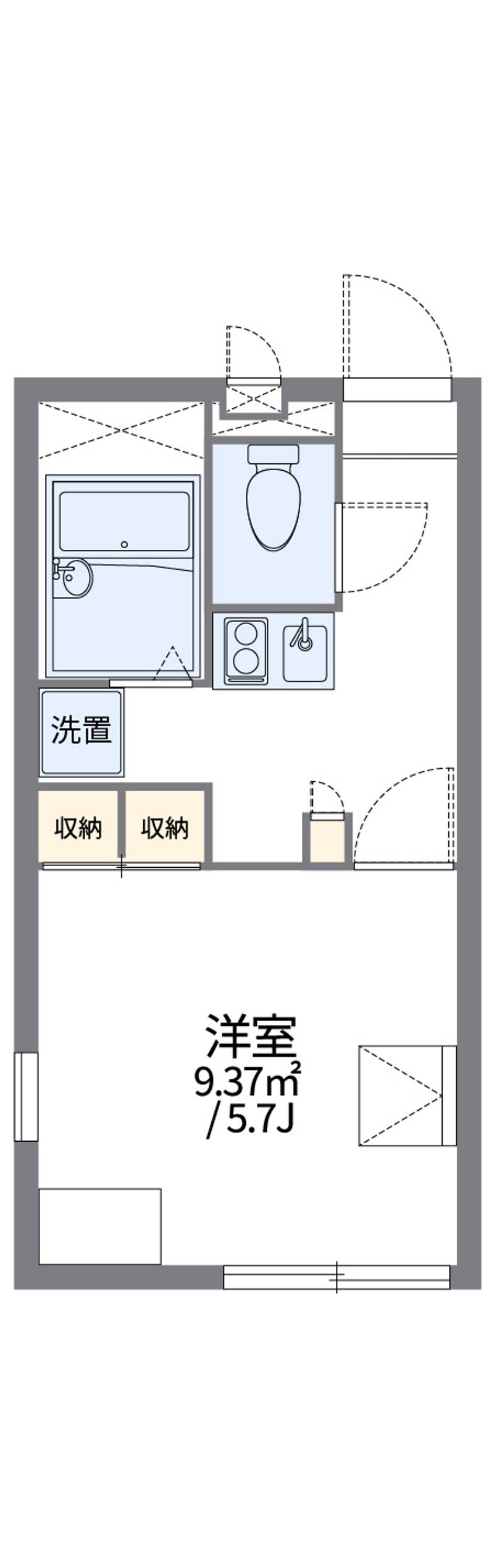 レオパレスＴＫＭ 間取図