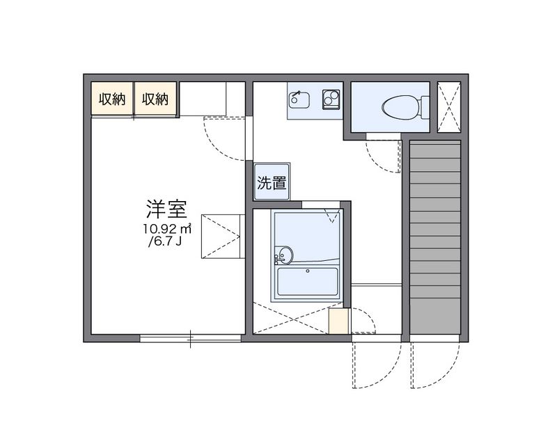 レオパレスＥａｇｌｅ 間取図