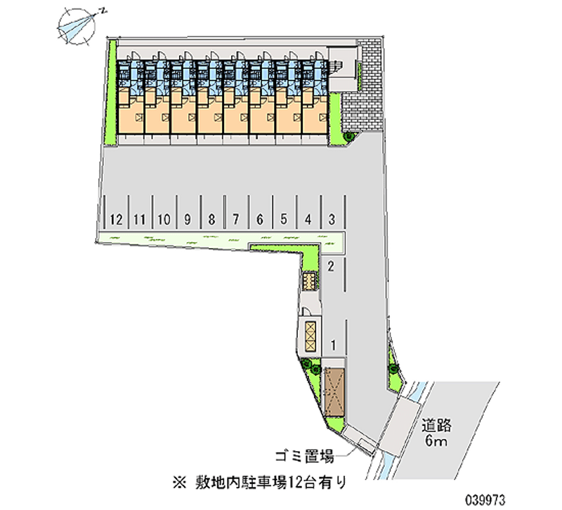 レオパレス大河原 区画図