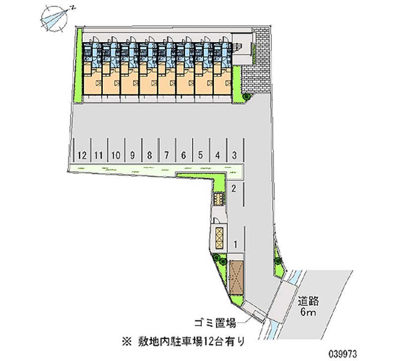 レオパレス大河原 月極駐車場