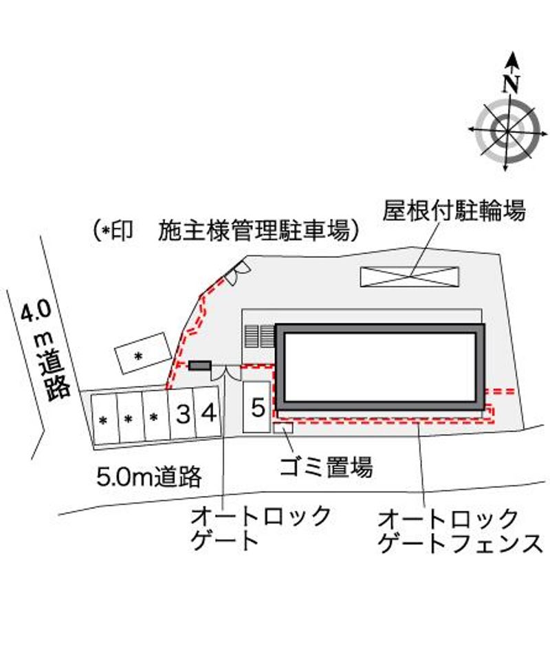 レオパレスカサデルソルⅢ 配置図