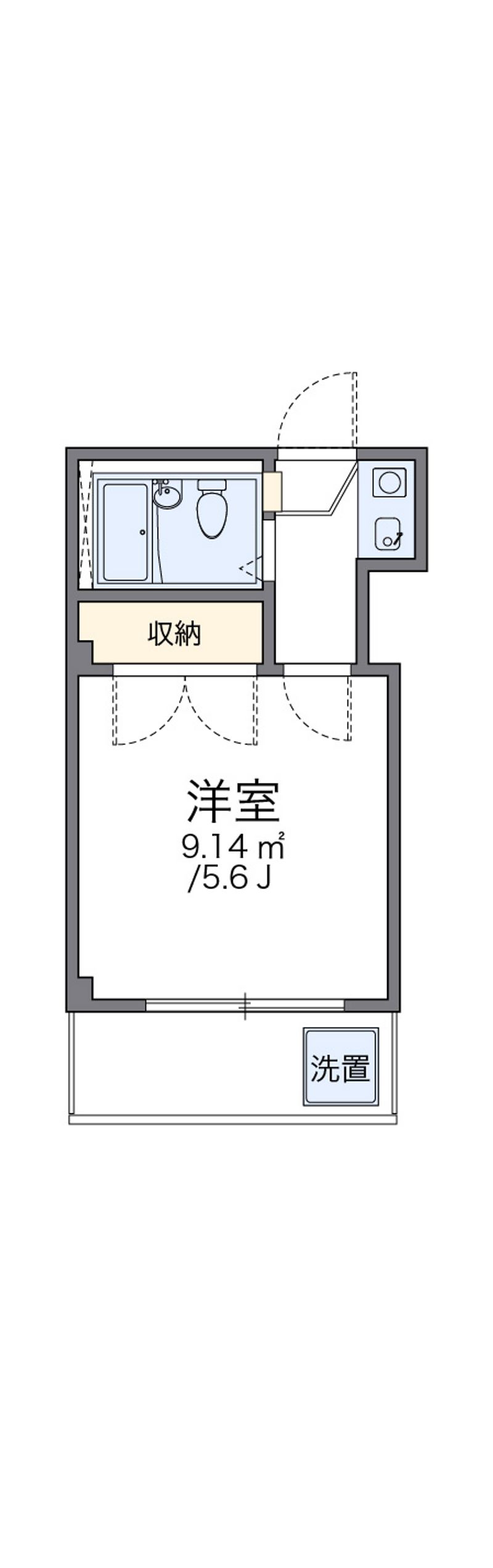 レオパレス春吉 間取図