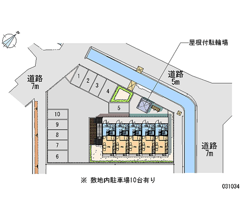 レオパレス白龍 月極駐車場