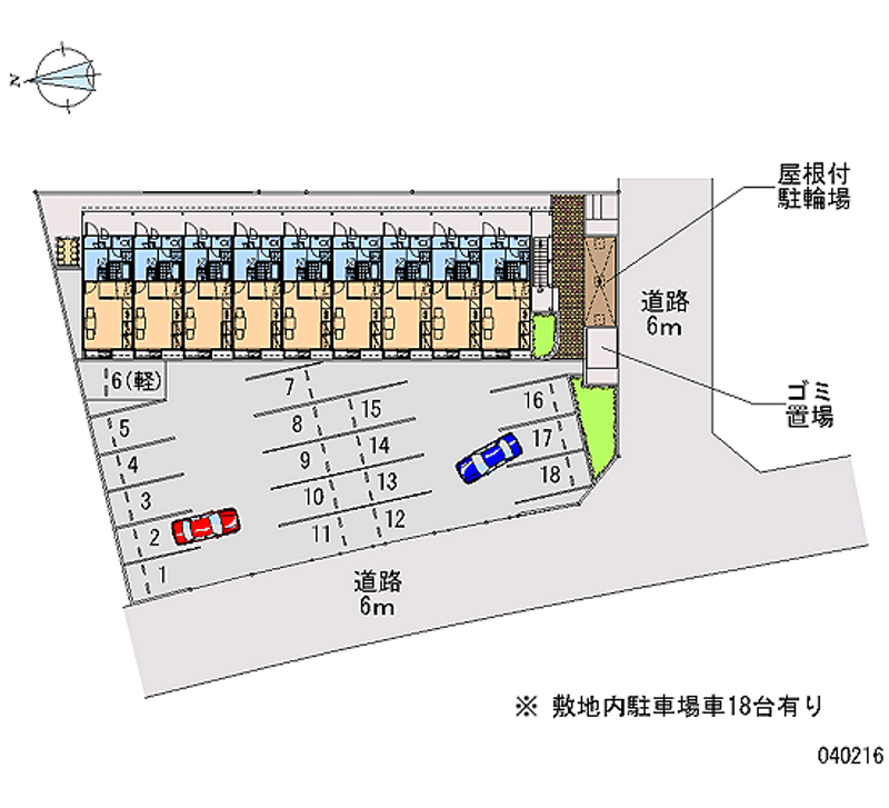 40216 Monthly parking lot