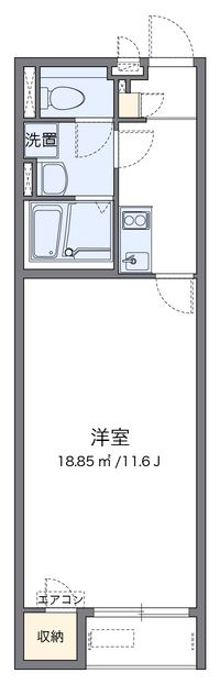 クレイノトニワン 間取り図