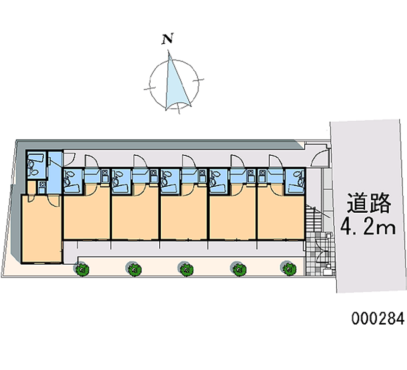 レオパレス八広 区画図