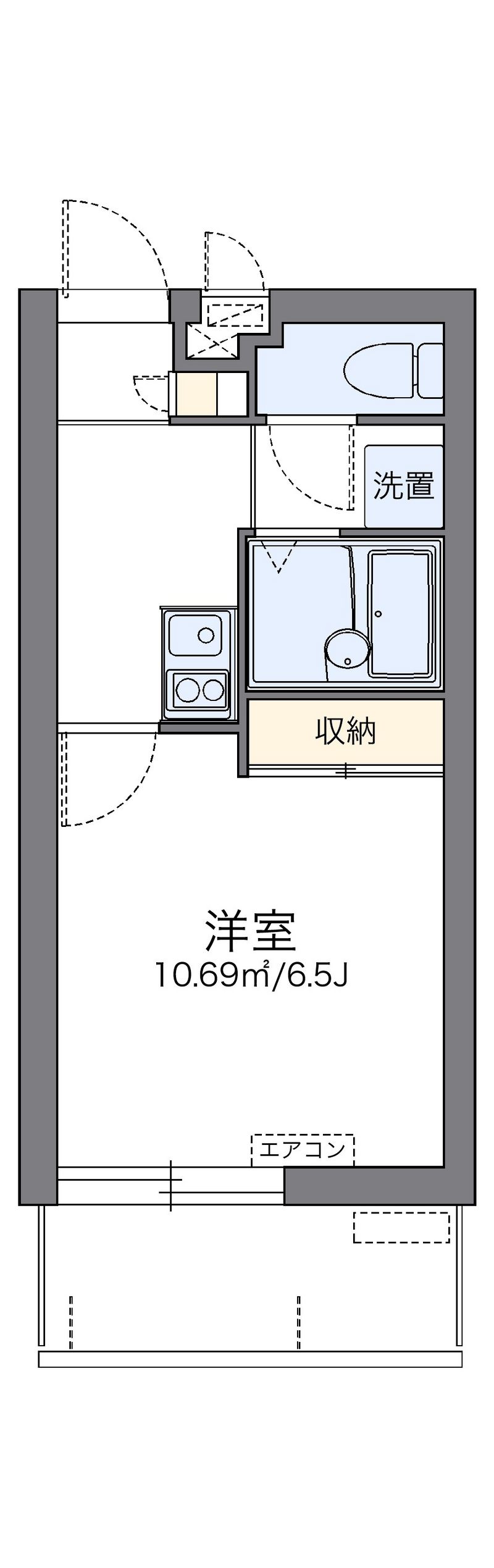 レオパレスＬＵ　ＳＨＩＮＡ 間取図