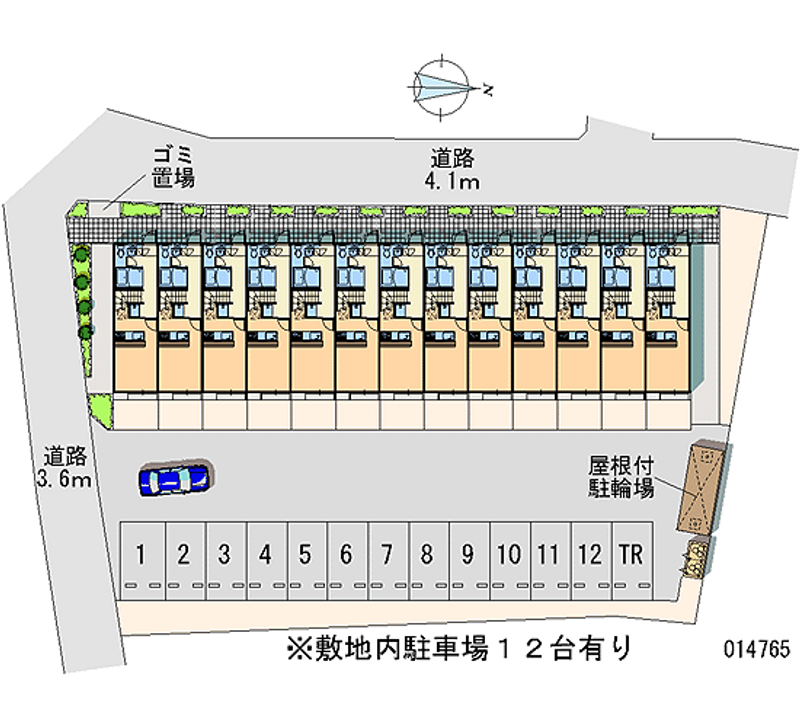 14765月租停車場