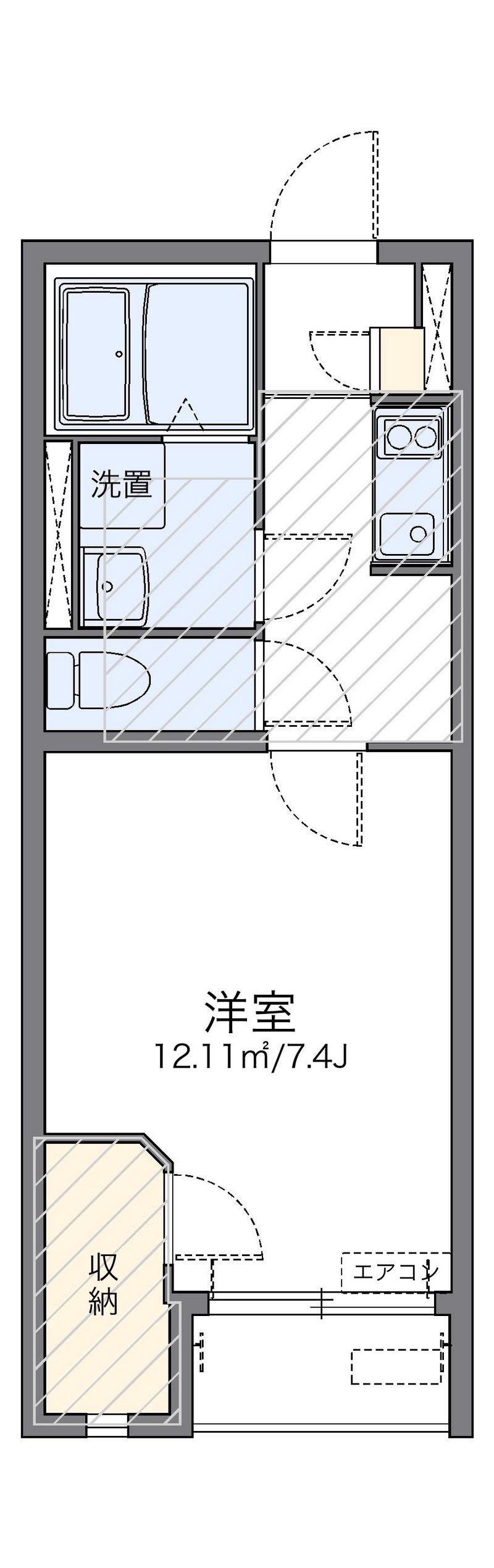 レオネクストはんなり 間取図