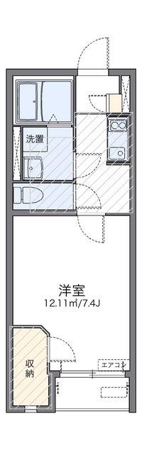 レオネクストはんなり 間取り図