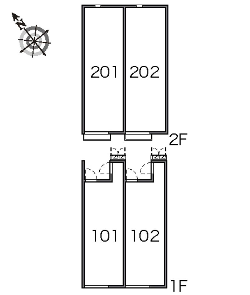 レオネクストひまわりの花 間取り配置図