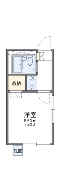 レオパレス白山第４ 間取り図