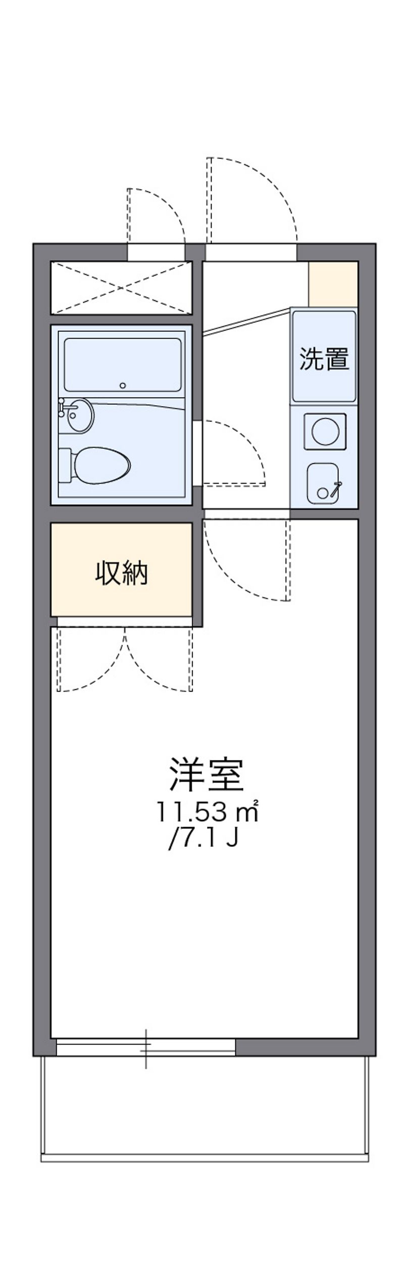レオパレスＲＸ豊田梅坪 間取図