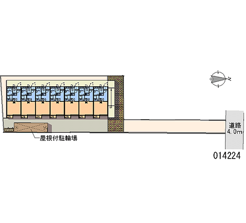 レオパレスみずき 区画図