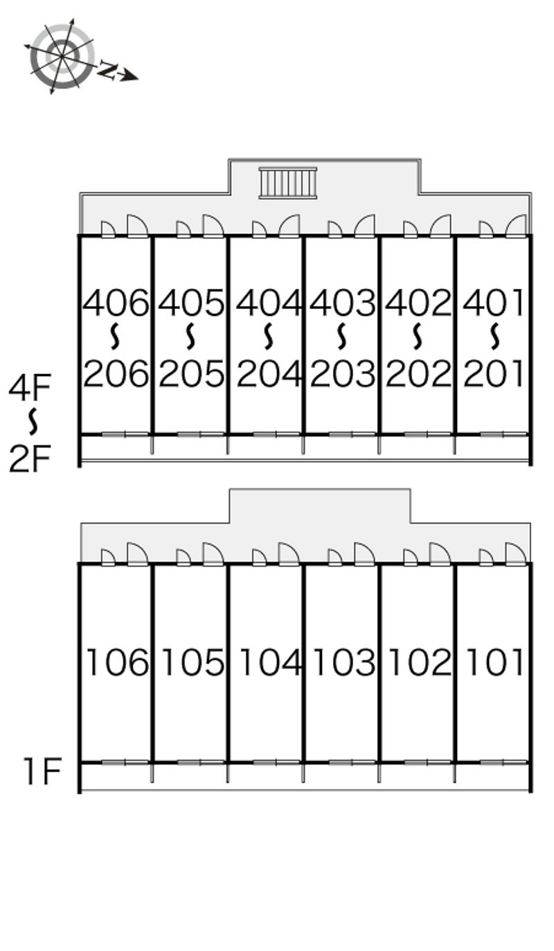 レオパレスマウンフィール 間取配置図