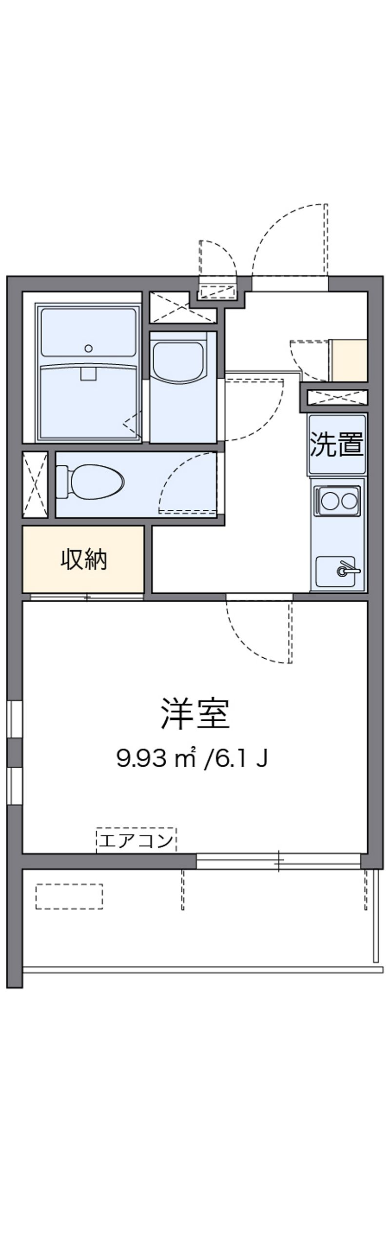 クレイノスターⅢ 間取図