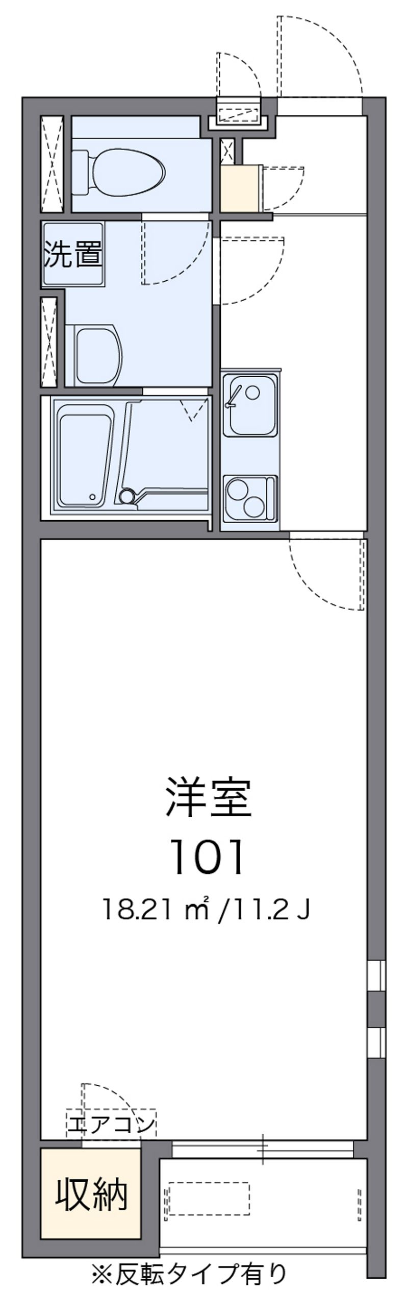 クレイノ福江 間取図