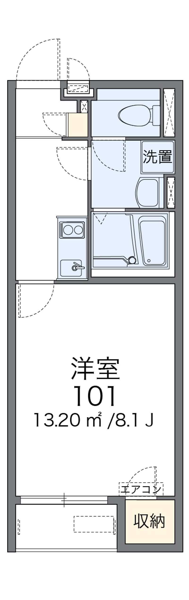 レオネクストクレーン 間取図