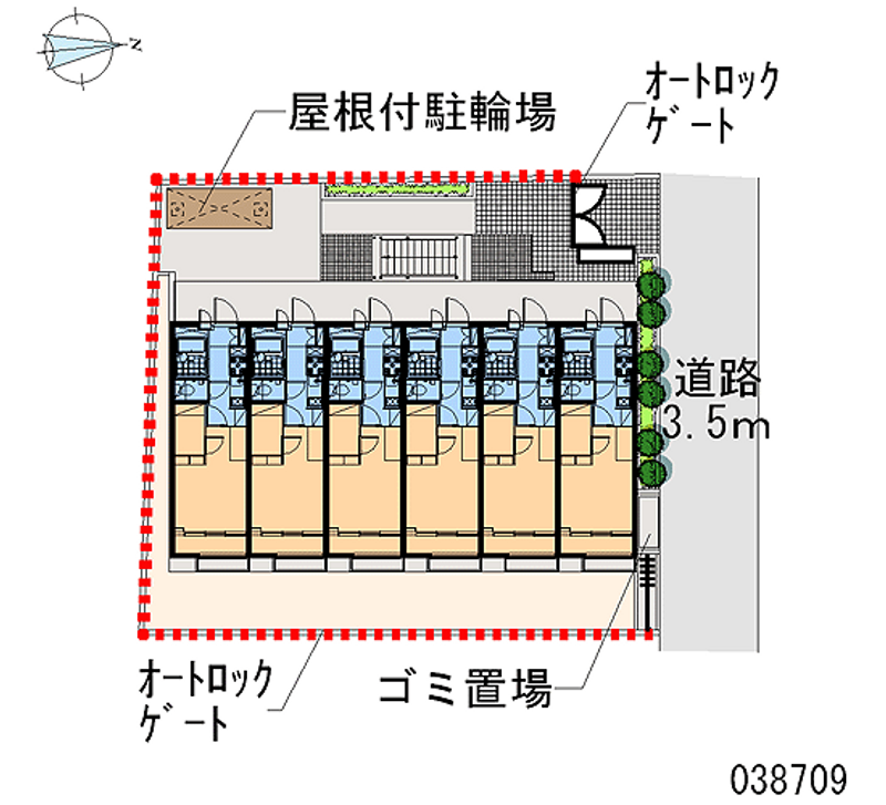 レオパレスウイスタリア 区画図