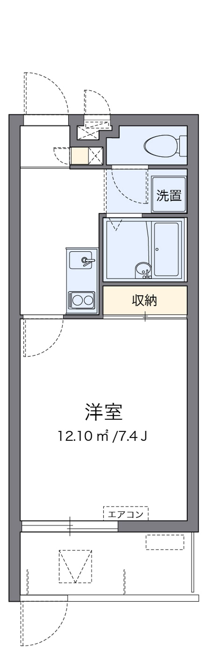 クレイノハピネスⅡ 間取り