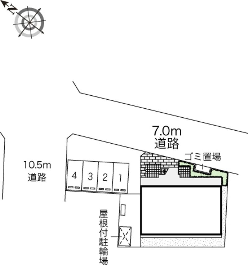 レオパレススカイブルー 配置図