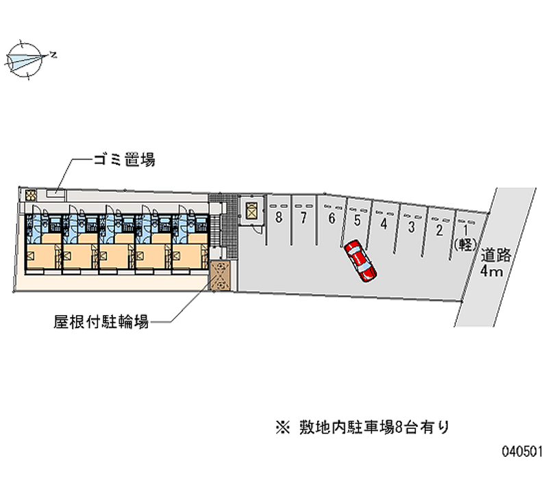 40501 bãi đậu xe hàng tháng