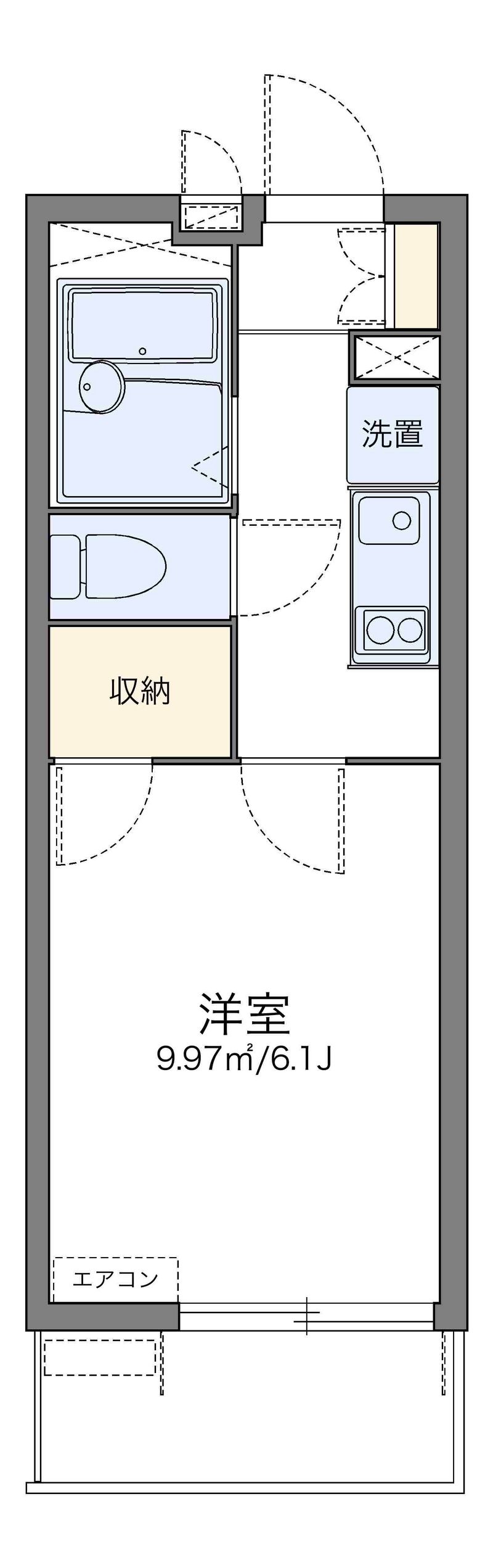レオパレスＫ＆ＪＵＮ 間取図