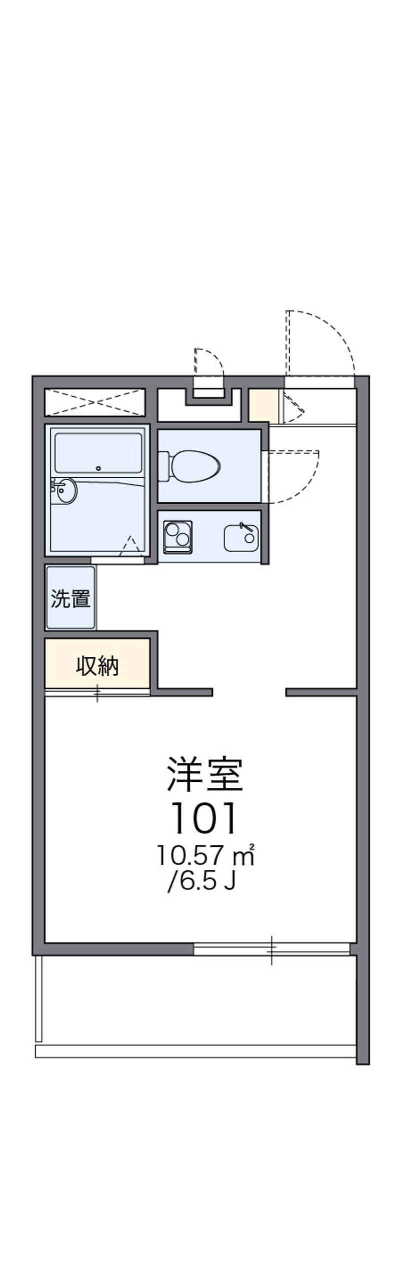 レオパレス豊南 間取図
