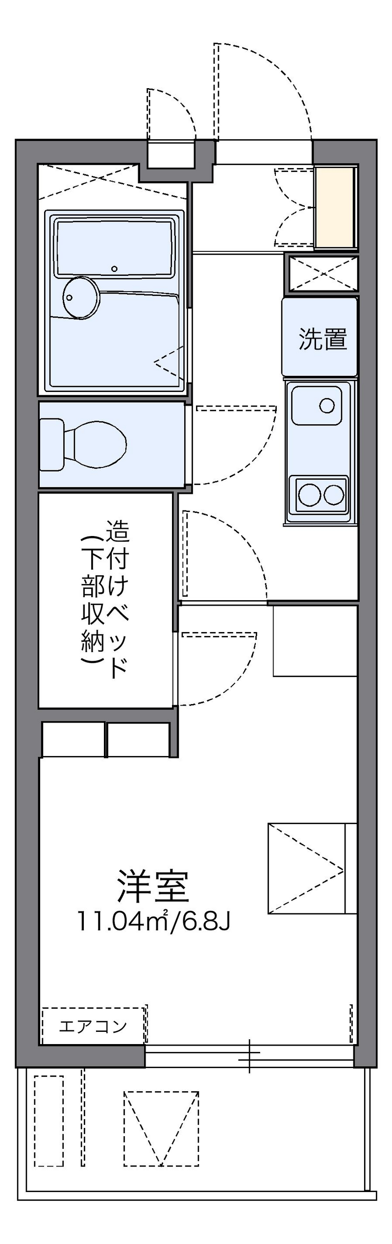 レオパレスウィン　ネクスト 間取り