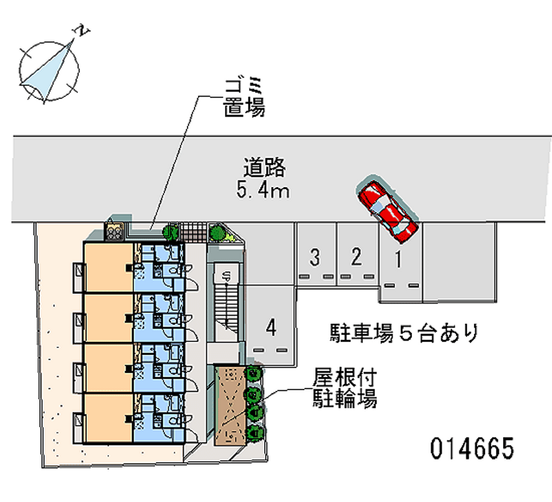 レオパレスＴＡＭＡＢＥ 月極駐車場