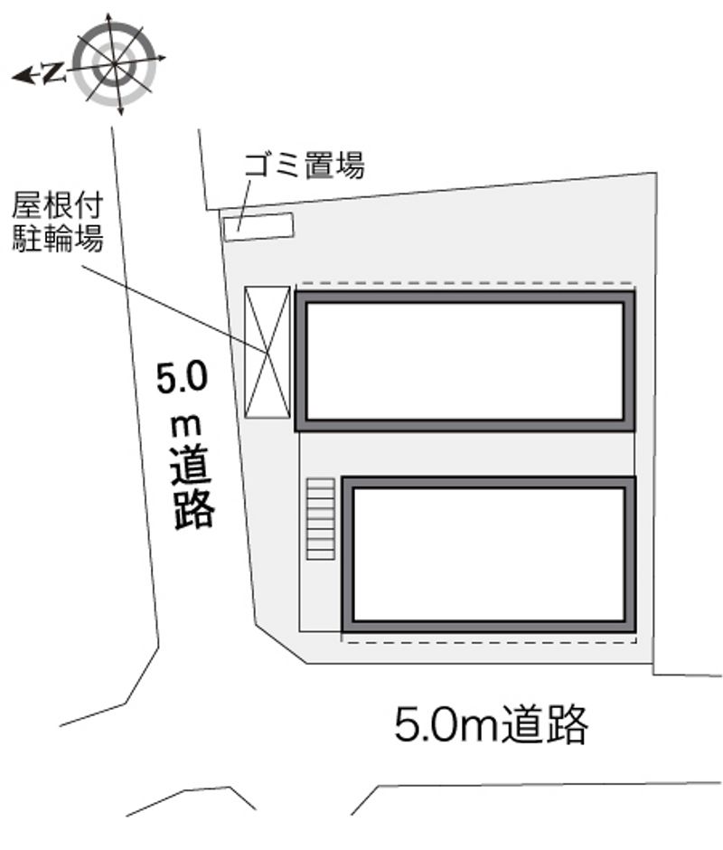 レオパレスキャピタル平松 配置図