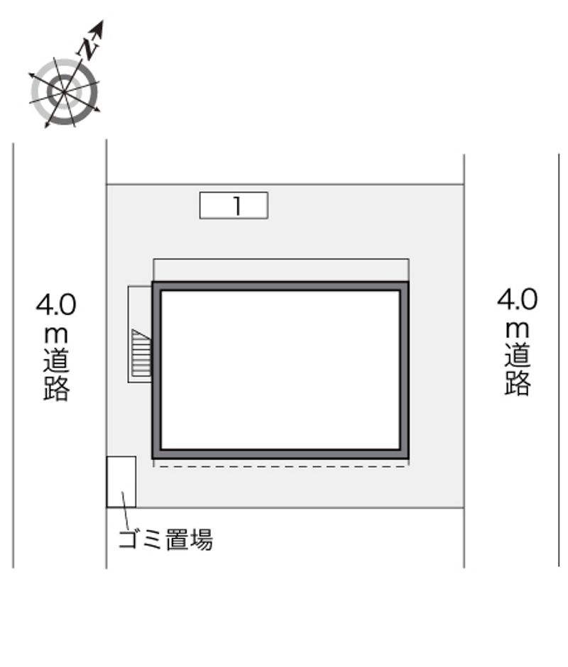 レオパレス梅山ヒルズ 配置図
