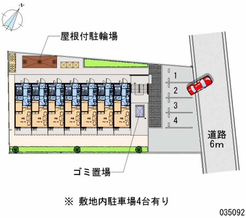 レオパレス里 区画図