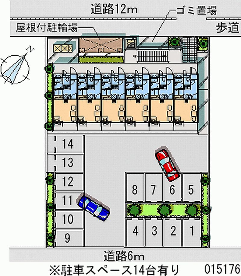 レオパレスセゾンコート 月極駐車場