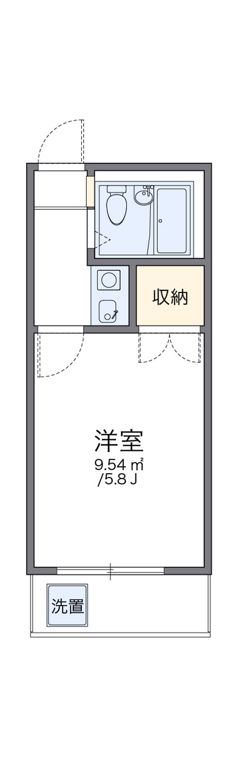 レオパレス亀有第３ 間取図