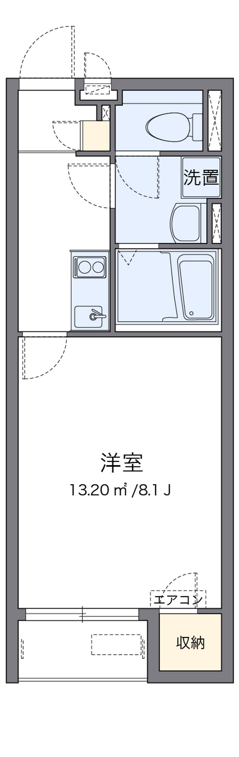 レオネクストこもうら 間取図