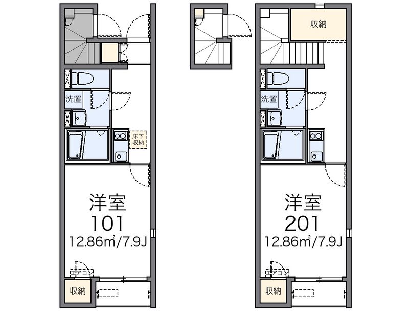 レオネクストクレセント赤池 間取図
