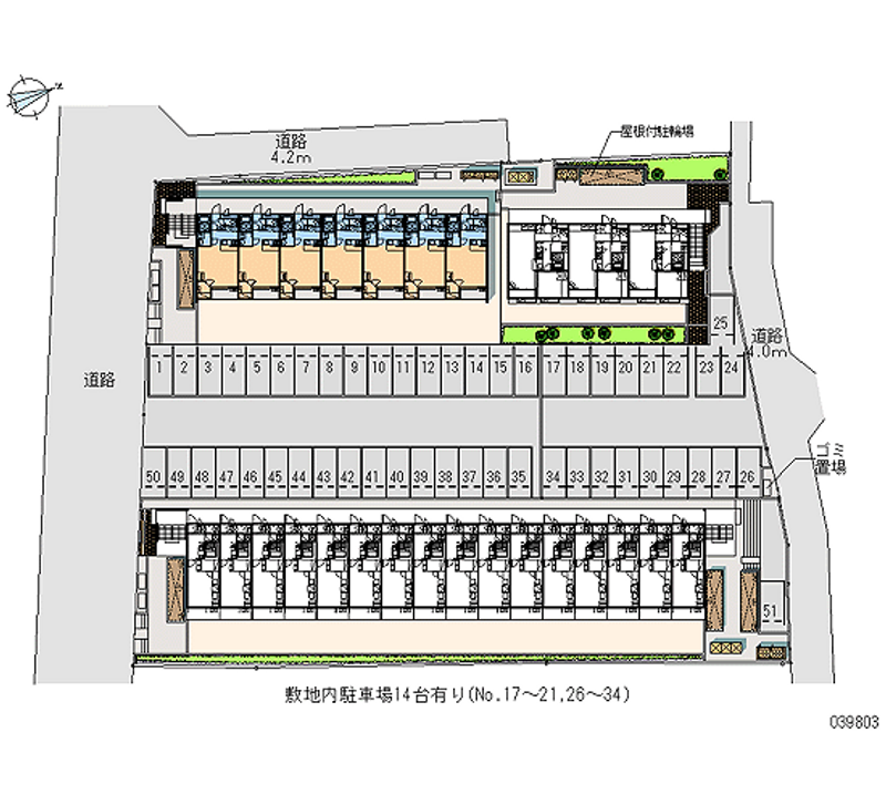 39803 Monthly parking lot