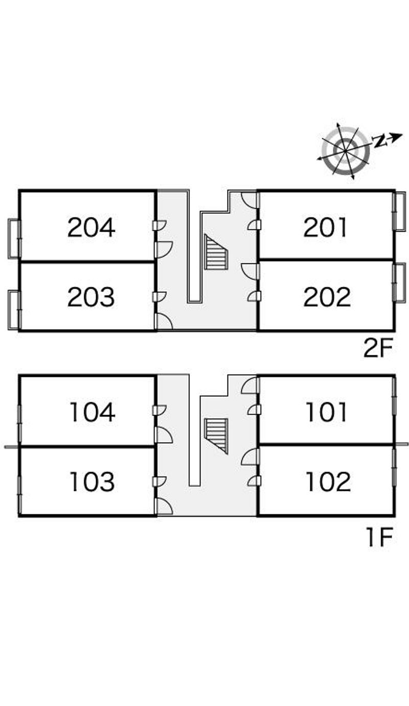 レオパレスルーチェ 間取り配置図
