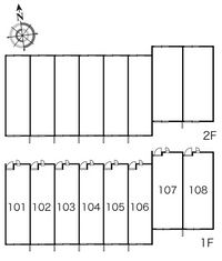 leopalace Heneya Shinden 户型布局图