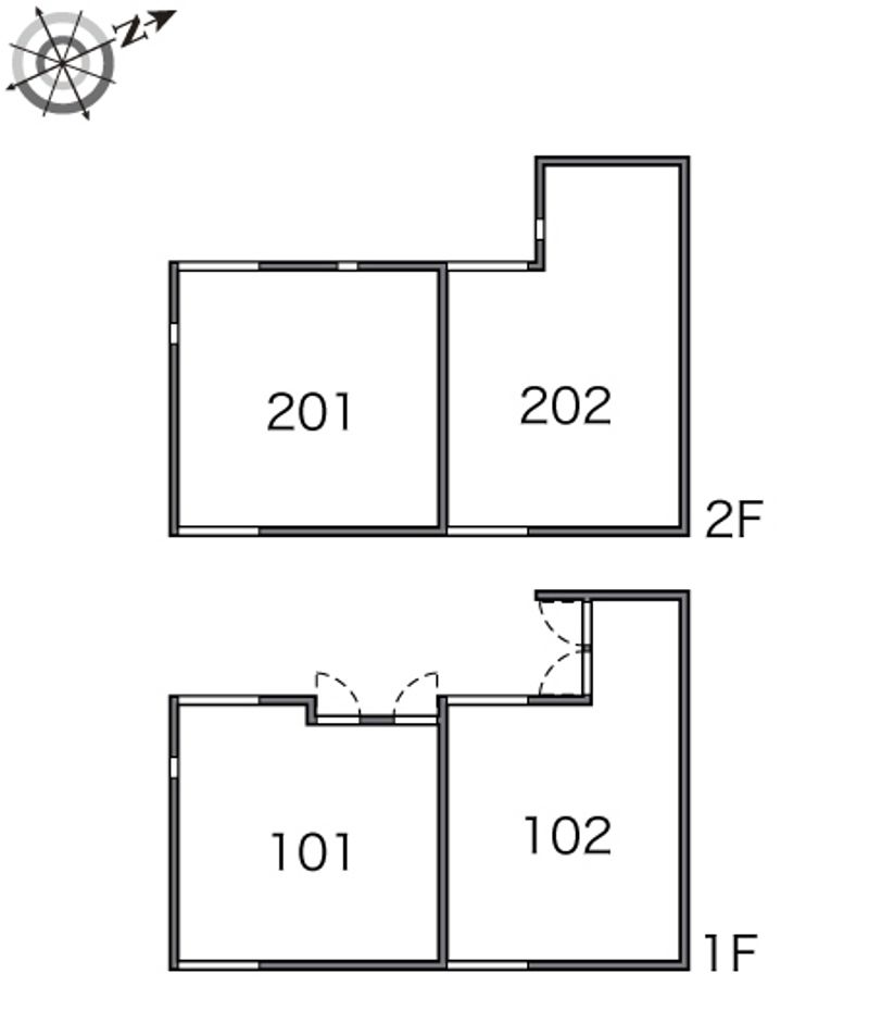 レオネクスト東三田 間取り配置図