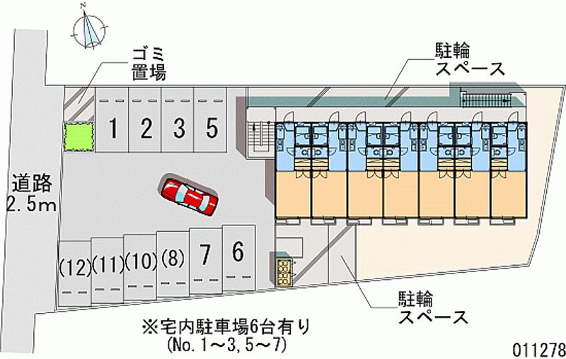 レオパレスＦａｍｉｌｌｅ 月極駐車場